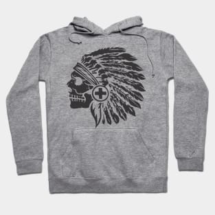 Native American Headdress Skull Hoodie